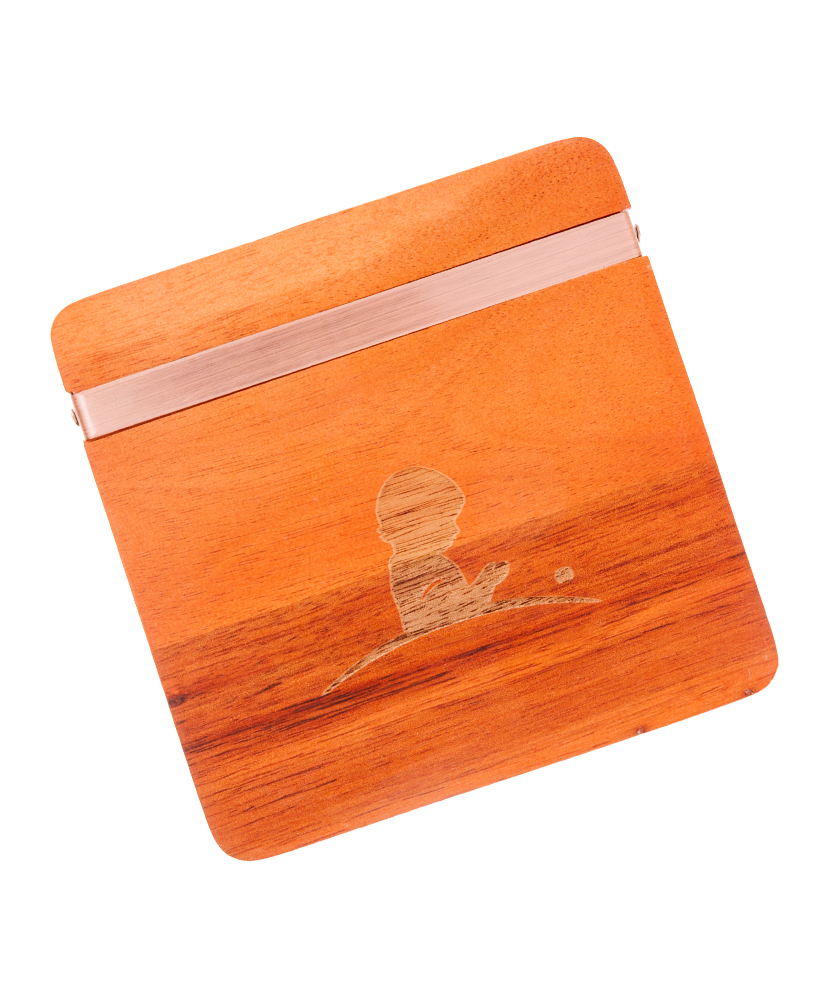 Primary image St. Jude Wooden Engraved Coaster Set